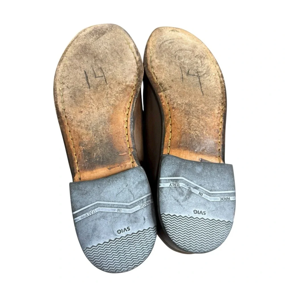 Allen Edmonds Lowry Hill Mens 9.5 E Tan Leather Kiltie Tassel Loafers 31421 Allen Edmonds Lowry Hill Tan Brown Leather‎ Kiltie Tassel  main image 2